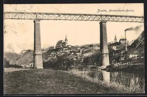 AK Znaim, Nordwestbahn-Brücke