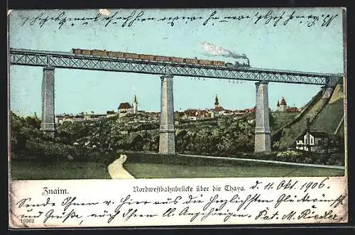 AK Bnaim, Ortsansicht mit Zugbrücke