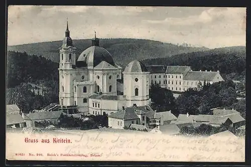 AK Kiritein, Panorama mit Wallfahrtskirche
