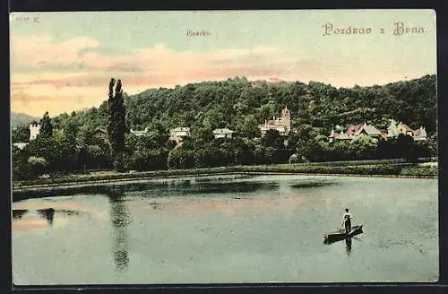 AK Brünn / Brno, Sommerfrische Schreibwald