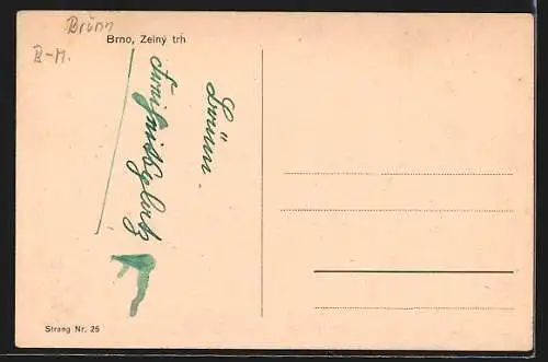 AK Brünn / Brno, Am Krautmarkt