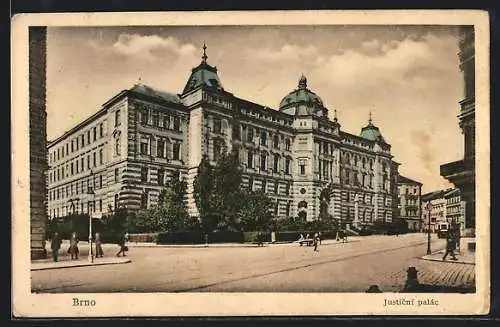 AK Brno, Juticni palàc, Justizpalast