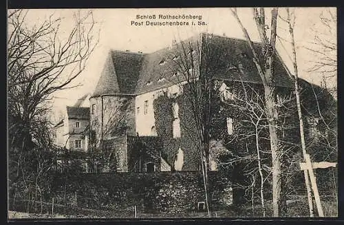 AK Deutschenbora i. Sa., Schloss Rothschönberg