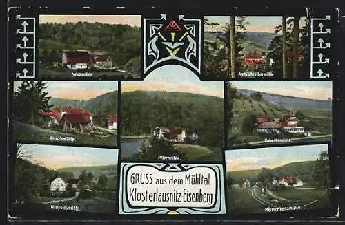 AK Klosterlausnitz, Froschmühle, Pfarrmühle, Walkmühle