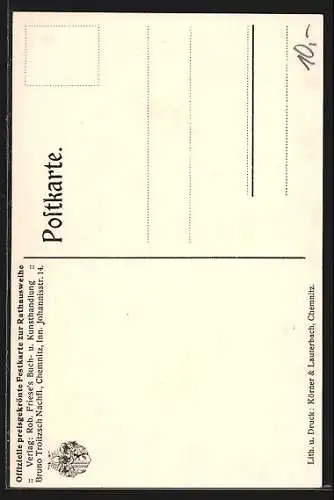 AK Chemnitz, Rathausweihe 1911