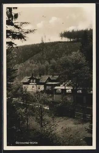 AK Falkenstein i. V., Waldrestaurant Göltzschtal-Mühle