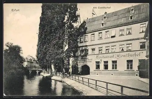 AK Erfurt, am Comthurhof