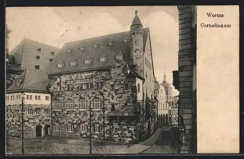 AK Worms, Strasse am Cornelianum