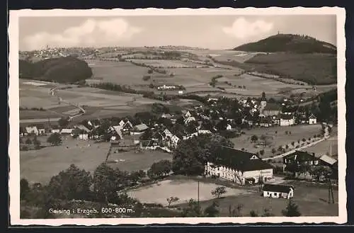 AK Geising i. Erzgeb., Generalansicht der Stadt im Tal