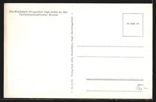 AK Klingenthal, Gesamtansicht der Musikstadt