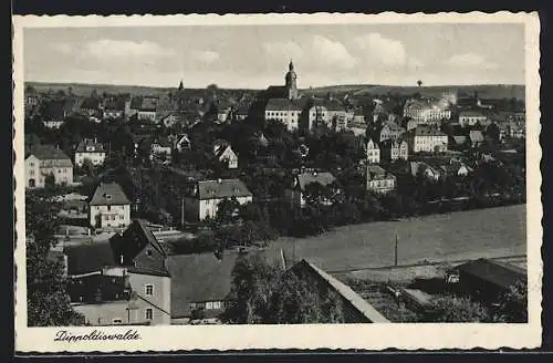 AK Dippoldiswalde, Blick auf den Ortskern