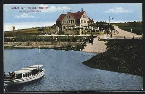 AK Dippoldiswalde, Gasthof zur Talsperre Malter