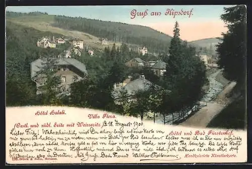 AK Kipsdorf, Hotel Fürstenhof, Hotel Halali und Villa Flora