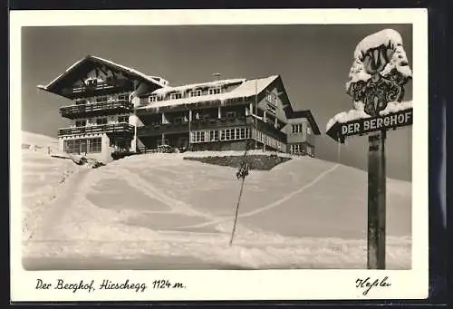 AK Hirschegg, Der Berghof im Schnee