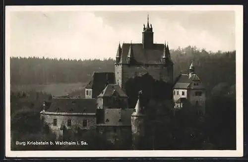 AK Kriebstein, Blick auf die Burg