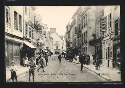 AK Montbeliard, Rue des Fèbvres