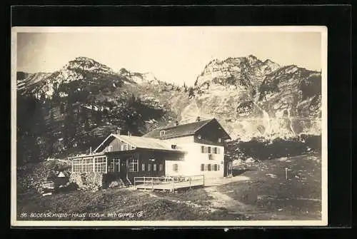 AK Bodenschneid-Haus, Berghütte mit Gipfel