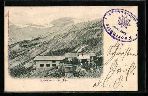 AK Knorrhütte am Platt, Gesamtansicht