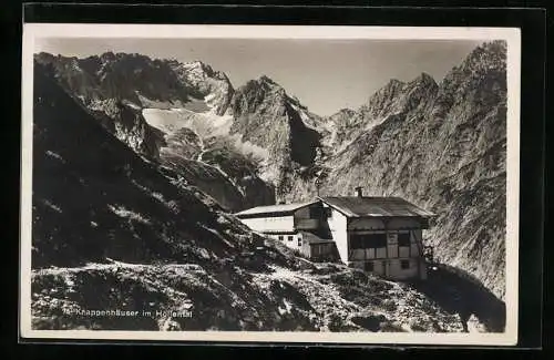 AK Knappenhäuser, Berghütten im Höllental