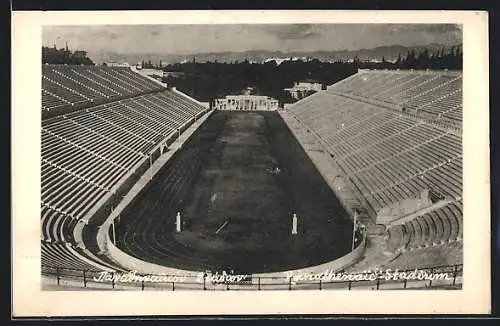 AK Athen, Panathinaiko Stadium aus der Vogelschau