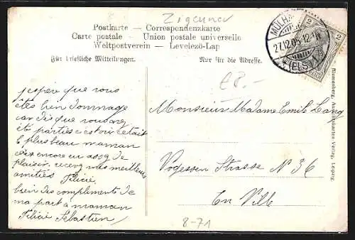AK Ungarisches Damenorchester Ilija Salay, Portrait