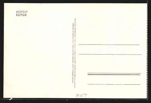 AK Kotor, Teilansicht aus der Vogelschau