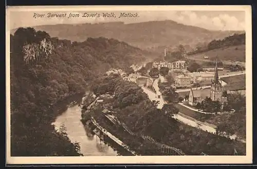 AK Matlock, River Derwent from Lover`s Walk