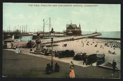 AK Lowestoft, The Pier, Pavilion and Children`s Corner