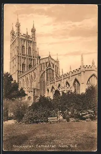 AK Gloucester, Cathedral from S. E.
