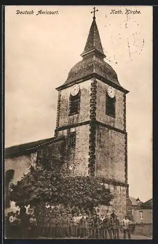 AK Avricourt, Kath. Kirche