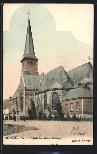 AK Mouscron, Eglise Saint-Barthélemy