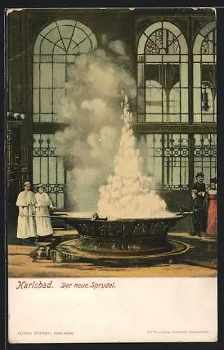 AK Karlsbad, Der neue Sprudel