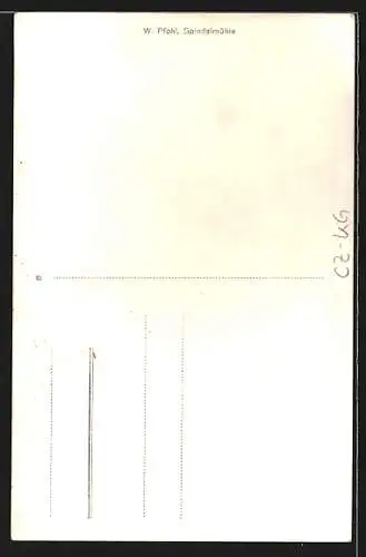 AK Spindlermühle, Ortsansicht aus der Vogelschau