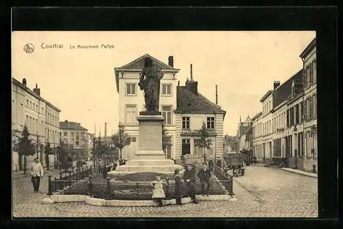 AK Courtrai, Le Monument Palfyn