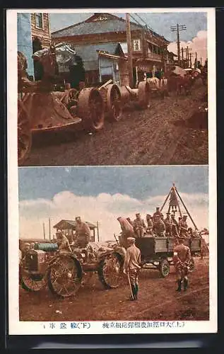 AK Japanische Soldaten in motorisierten Gefährten