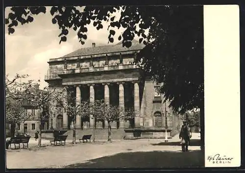 Foto-AK Max Baur: Strassburg, das Theater