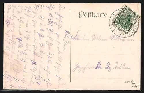 AK Neukirchen / Reinsberg, Ortsansicht mit Kirche