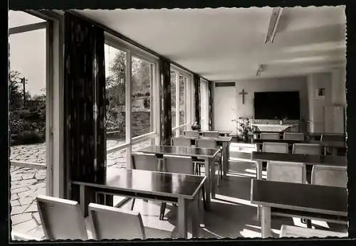 Foto-AK Bendorf / Rhein, Jugendheim Hedwig-Dransfeld-Haus, Schulraum