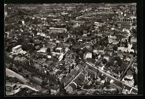 AK Wattenscheid, Teilansicht vom Flugzeug aus