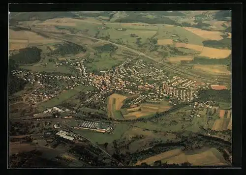 AK Freisen, Gesamtansicht vom Flugzeug aus