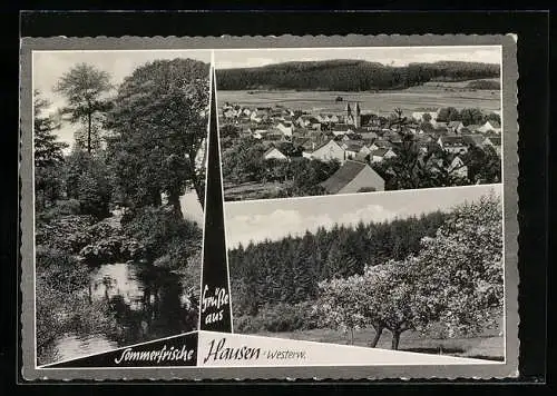 AK Hausen / Westerwald, Ortsansicht