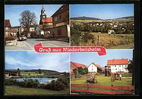 AK Niederbeisheim, verschiedene Ansichten
