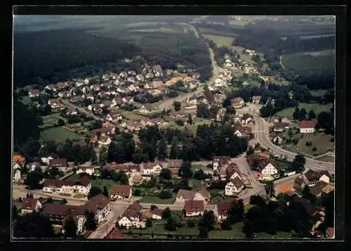 AK Neuhaus /Solling, Ortsansicht vom Flugzeug aus