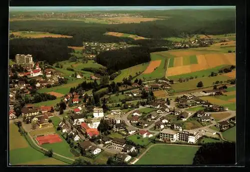 AK Waldachtal-Lützenhardt, Gesamtansicht vom Flugzeug aus