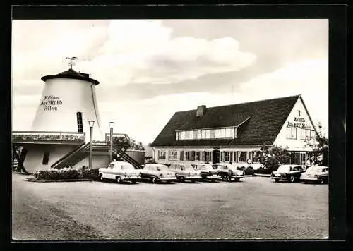 AK Vellern bei Beckum, Autobahnraststätte Alte Mühle