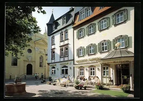 AK Fulda, Romantik-Hotel Restaurant Goldener Karpfen, Simpliziusplatz 1