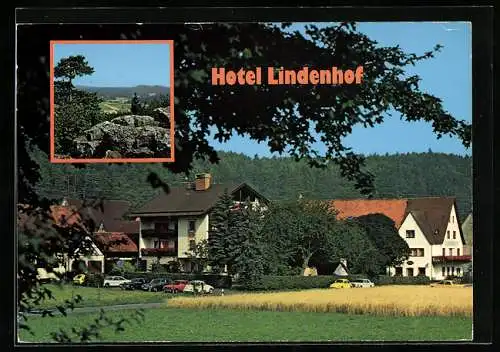 AK Hubmersberg, Ring-Hotel Lindenhof, Panorama