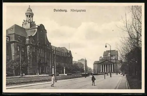 AK Duisburg, Partie am Königsplatz