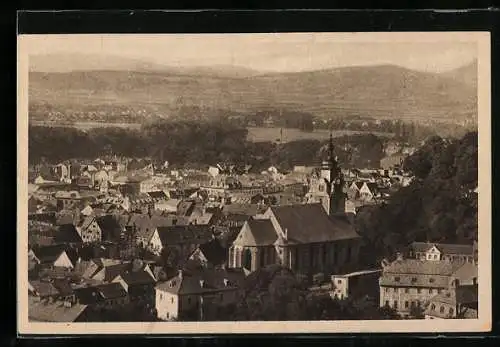 AK Rudolstadt, Blick auf die Stadtkirche