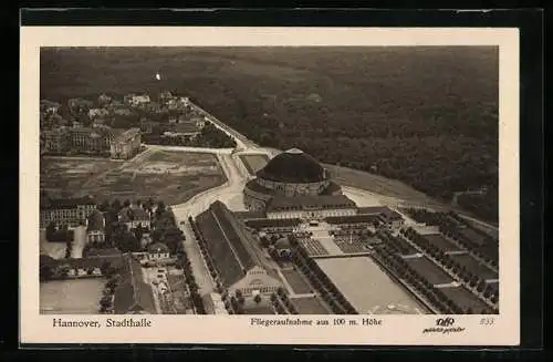 AK Hannover, Blick auf die Stadthalle